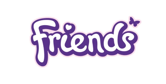 Logo van LEGO-thema Friends
